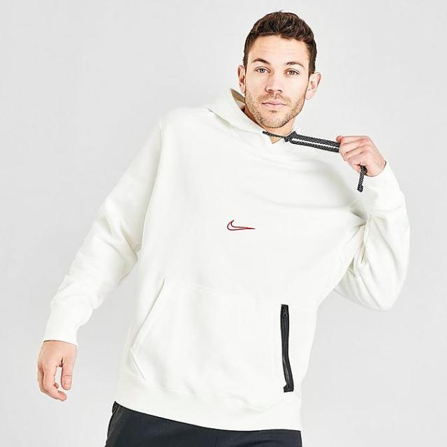 ナイキ メンズ パーカー Nike DNA Basketball Hoodie フーディー Sail/University Red