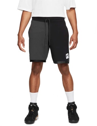ジョーダン メンズ ショーツ Jordan Jumpman Classic Fleece Short - Black/Dk Smoke Gray