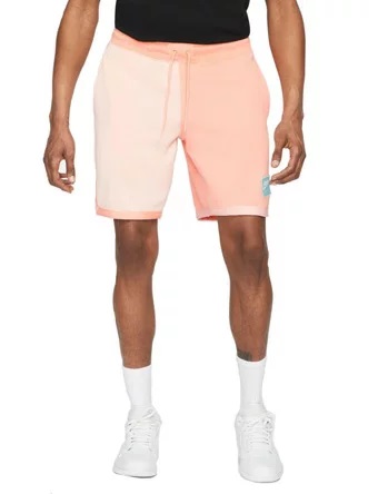 ジョーダン メンズ ショーツ Jordan Jumpman Classic Fleece Short - Crimson Bliss/Arctic Orange
