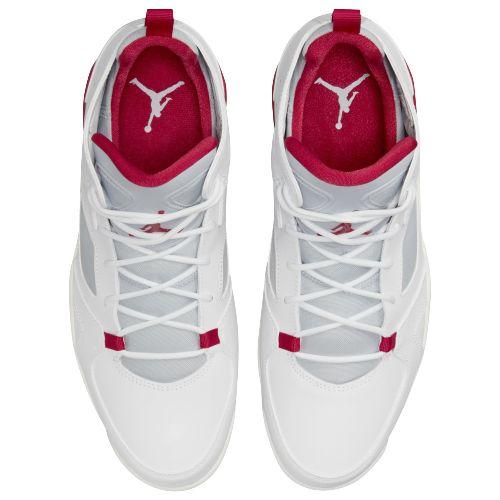 ジョーダン メンズ スニーカー Jordan Flightclub '91 - White/Pink/Grey_3