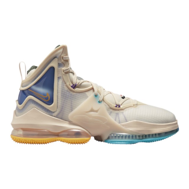 ナイキ メンズ バッシュ Nike LeBron XIX - Pearl White/University Gold/Game Royal