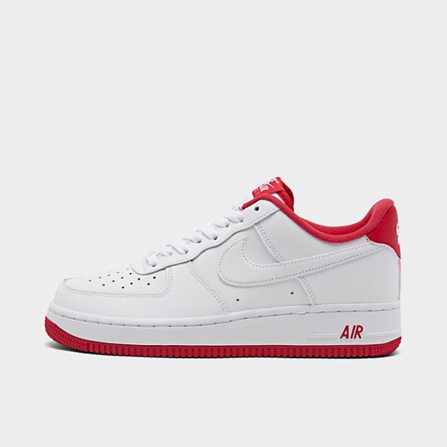 ナイキ メンズ エアフォース１ロー Nike Air Force 1 Low '07 スニーカー White/University Red