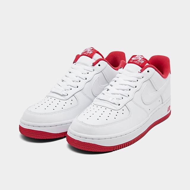 ナイキ メンズ エアフォース１ロー Nike Air Force 1 Low '07 スニーカー White/University Red ナイキ メンズ エアフォース1ロー Nike Air Force 1 Low '07