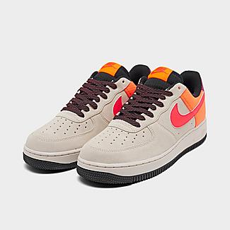 ナイキ メンズ エア フォース１ Nike Air Force 1 LV8 スニーカー Light Orewood Brown/Laser Crimson_1