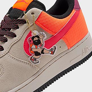 ナイキ メンズ エア フォース１ Nike Air Force 1 LV8 スニーカー Light Orewood Brown/Laser Crimson_2
