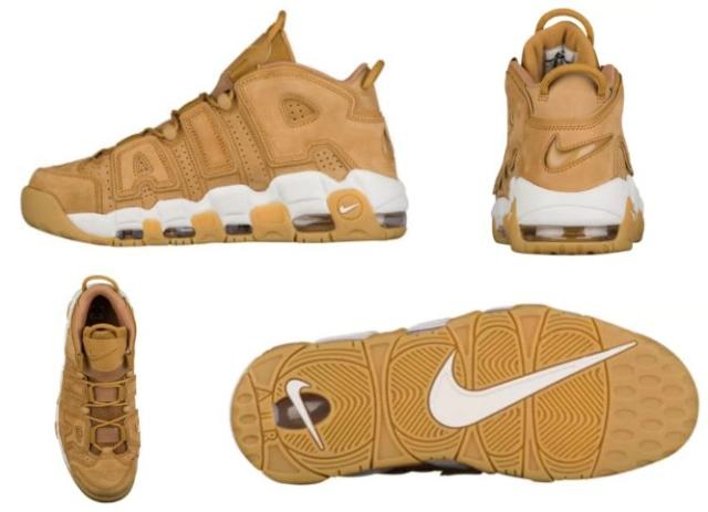 ナイキ メンズ モアアップテンポ Nike Air More Uptempo PRM "Flax" スニーカー Flax-Phantom-Gum Light Brown