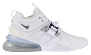 ナイキ メンズ エアフォース２７０ Nike Air Force 270 スニーカー White/Metallic Silver