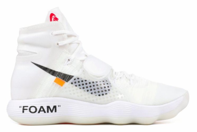 ナイキ メンズ Nike React Hyperdunk 2017 Flyknit Off-White The 10 バッシュ  WHITE/WHITE-WHITE オフホワイト｜au PAY マーケット