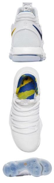 ナイキ キッズ/レディース Nike KD 10 X GS "Numbers" ケビン・デュラント バッシュ White/Game /Univ Gold オリジナルBOXなし