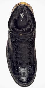 ジョーダン メンズ Air Jordan 2 “BHM” スニーカー バッシュ レトロ Black/llic Gold/Hyper Cobalt
