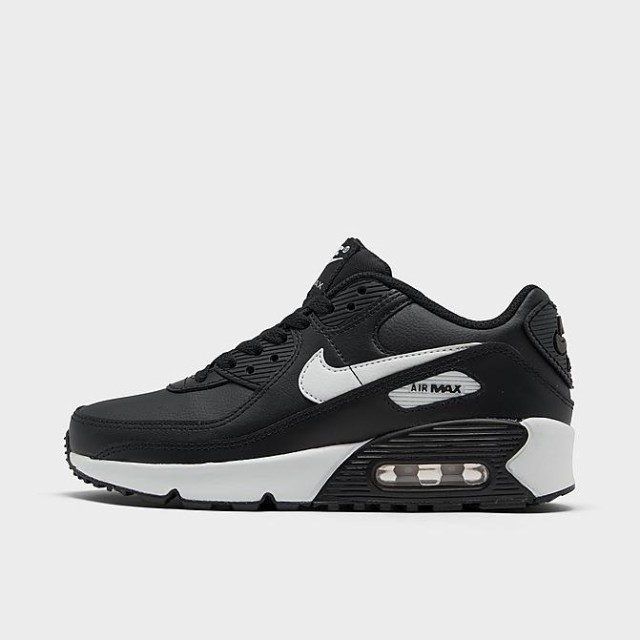 ナイキ キッズ/レディース Nike Air Max 90 GS スニーカー Black/Black/White