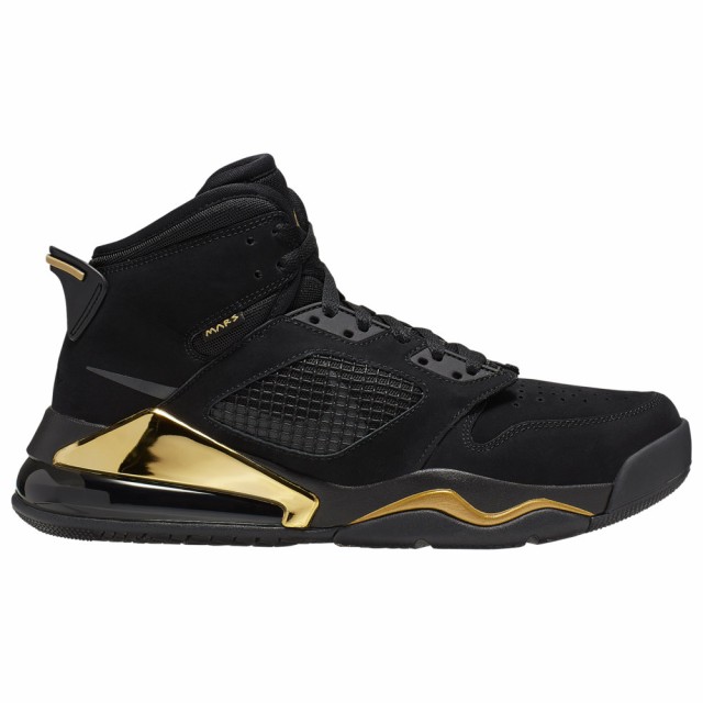 ジョーダン メンズ マーズ２７０ Jordan Mars 270 バッシュ Black/Anthracite/Metallic Gold/Black