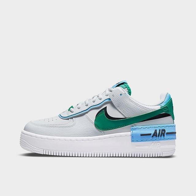ナイキ レディース スニーカー Women´s Nike Air Force 1 Shadow Casual Shoes - Photon Dust/Malachite/Black/University Blue/White
