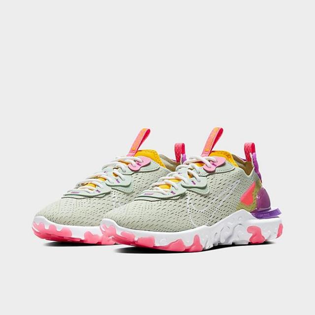 ナイキ レディース シューズ Nike React Vision ランニングシューズ Pistachio Frost/White/Vivid Purple_1