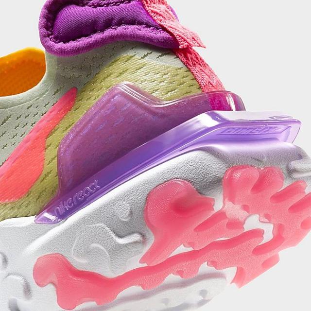 ナイキ レディース シューズ Nike React Vision ランニングシューズ Pistachio Frost/White/Vivid Purple_2