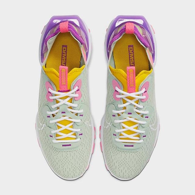 ナイキ レディース シューズ Nike React Vision ランニングシューズ Pistachio Frost/White/Vivid Purple_4