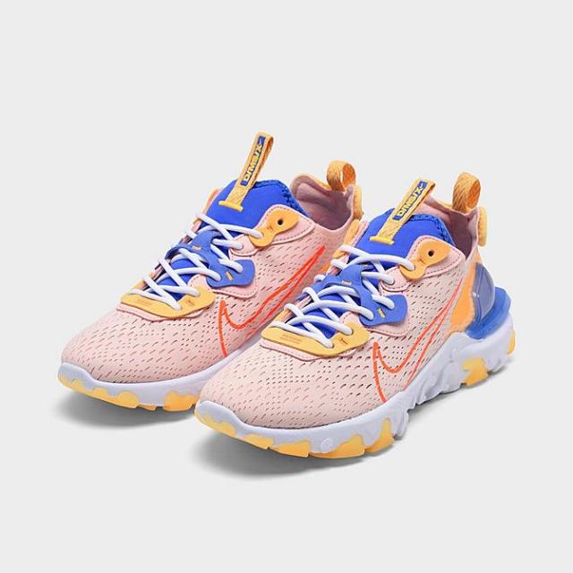 ナイキ レディース シューズ Nike React Vision ランニングシューズ Washed Coral/Hyper Crimson/Sapphire_1