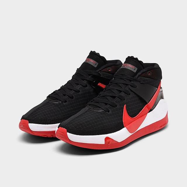 ナイキ メンズ ケビン・デュラント Nike KD13 バッシュ Black/White/University Red_1