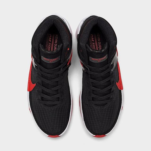 ナイキ メンズ ケビン・デュラント Nike KD13 バッシュ Black/White/University Red_4