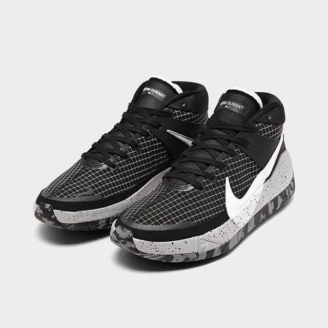 ナイキ メンズ ケビン・デュラント Nike KD13 バッシュ Black/White/Wolf Grey_1