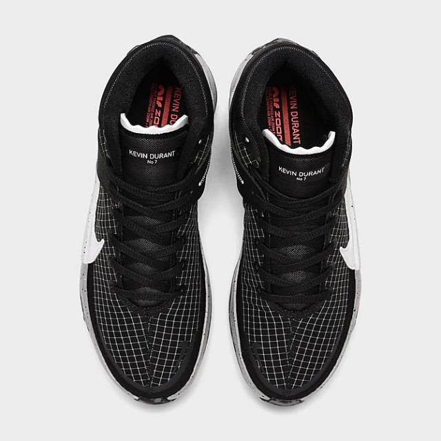 ナイキ メンズ ケビン・デュラント Nike KD13 バッシュ Black/White/Wolf Grey_4