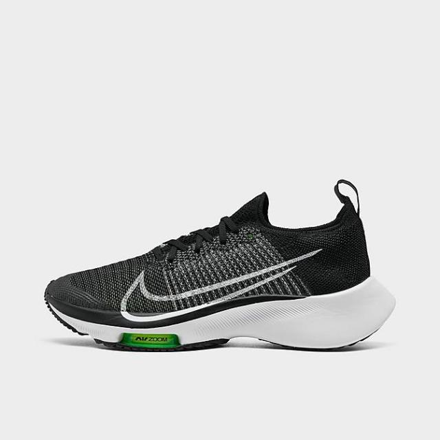 ナイキ キッズ/レディース Nike Air Zoom Tempo Flyknit GS ランニングシューズ Black/Volt/White