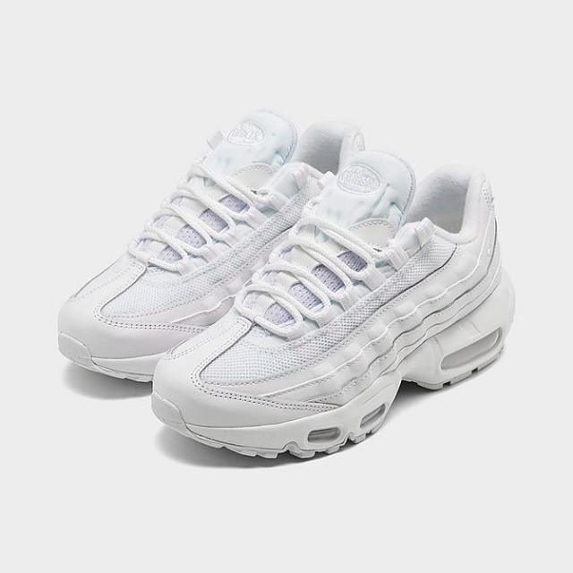 ナイキ キッズ/レディース Nike Air Max 95 Recraft GS スニーカー White/White_1