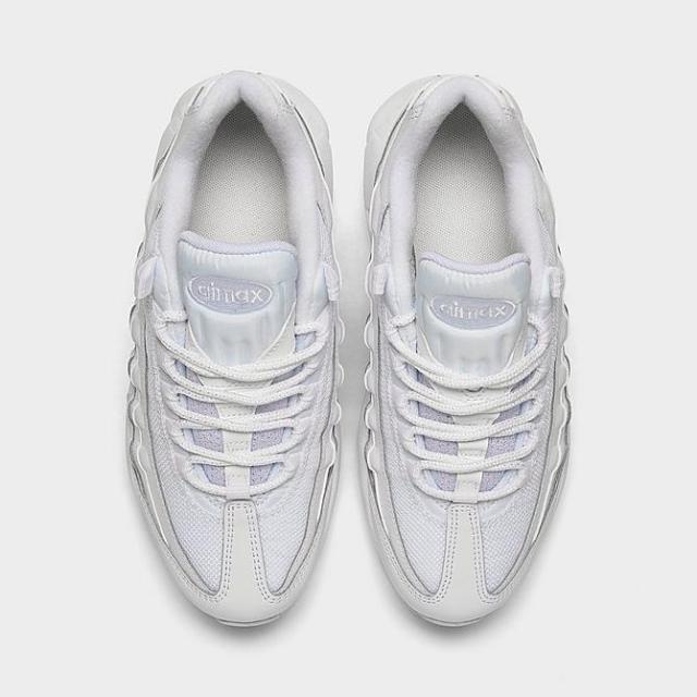 ナイキ キッズ/レディース Nike Air Max 95 Recraft GS スニーカー White/White_4