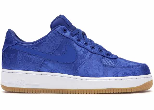 ナイキ メンズ エアフォース１ Air Force 1 Low スニーカー CLOT Blue Silk