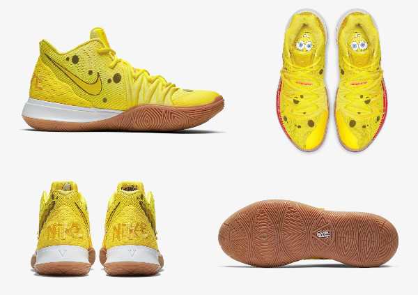 ナイキ メンズ カイリー５ スポンジボブ Nike Kyrie 5 IV バッシュ Spongebob 