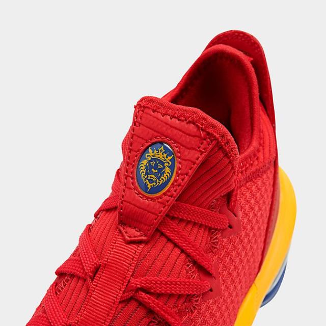 ナイキ メンズ レブロン１６ロー Nike Lebron 16 Low "SuperBron" バッシュ Crimson Red/Yellow/White
