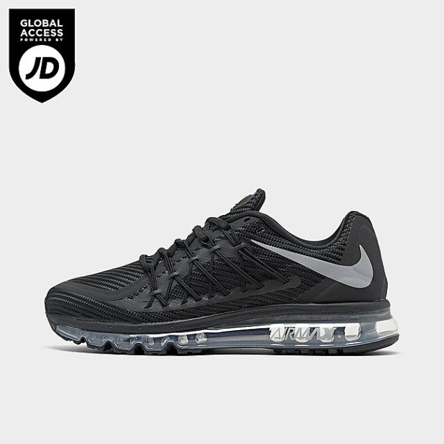 ナイキ メンズ エアマックス２０１５ Nike Air Max 2015 ランニングシューズ Black/Volt/Wolf Grey