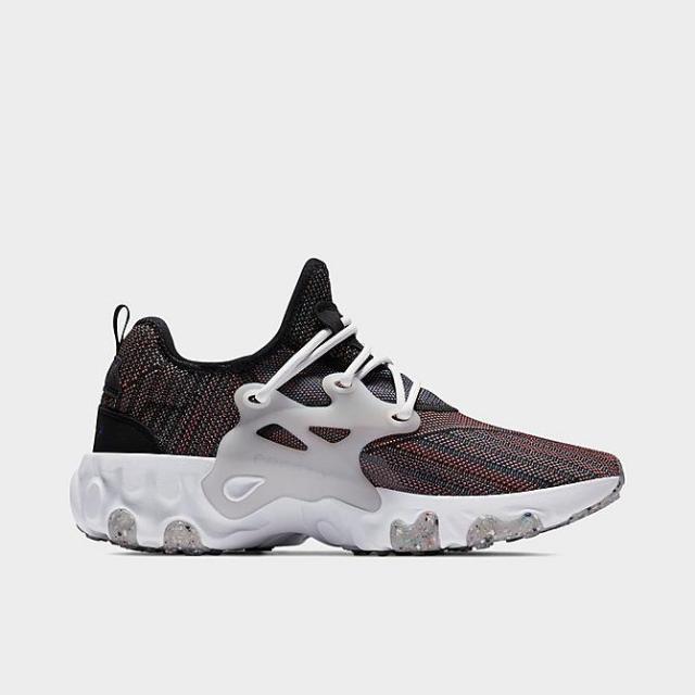 ナイキ リアクト プレスト メンズ Nike React Presto Flyknit ランニングシューズ Black/Vast Grey/Fire Pink_2