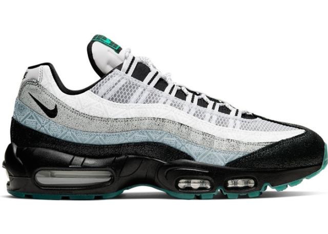 ナイキ メンズ エアマックス９5 Air Max 95 Day of the Dead 2019 WHITE/BLACK-ALUMINUM