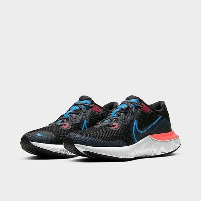 ナイキ キッズ/レディース Nike Renew Run GS ランニングシューズ Black/Laser Crimson/Dark Smoke/Laser Blue_1