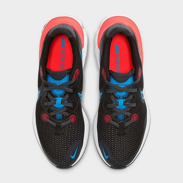 ナイキ キッズ/レディース Nike Renew Run GS ランニングシューズ Black/Laser Crimson/Dark Smoke/Laser Blue_4