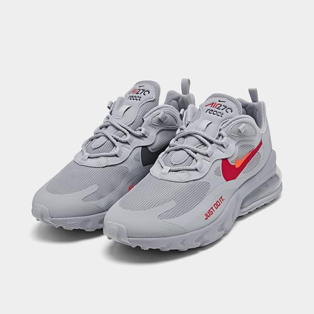 ナイキ メンズ エアマックス２７０ NIKE AIR MAX 270 REACT CASUAL SHOES スニーカー Wolf Grey/Hyper Crimson/University_1