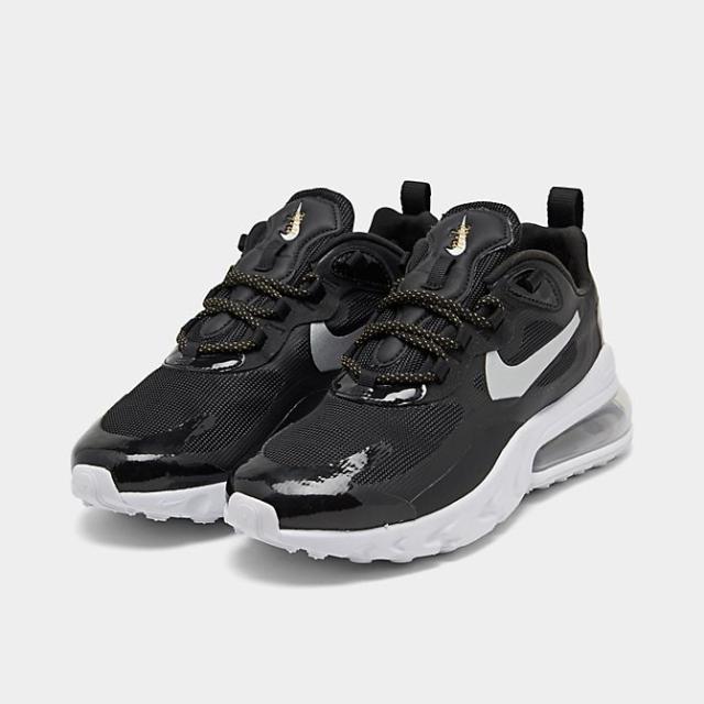 ナイキ レディース エアマックス２７０ Nike Air Max 270 スニーカー Black/Metallic Silver/Metallic Gold_1