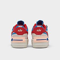 ナイキ レディース エア フォースワン Nike Air Force 1 Shadow SE スニーカー Sail/University Red/Photo Blue/Royal Blue_3