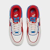 ナイキ レディース エア フォースワン Nike Air Force 1 Shadow SE スニーカー Sail/University Red/Photo Blue/Royal Blue_4
