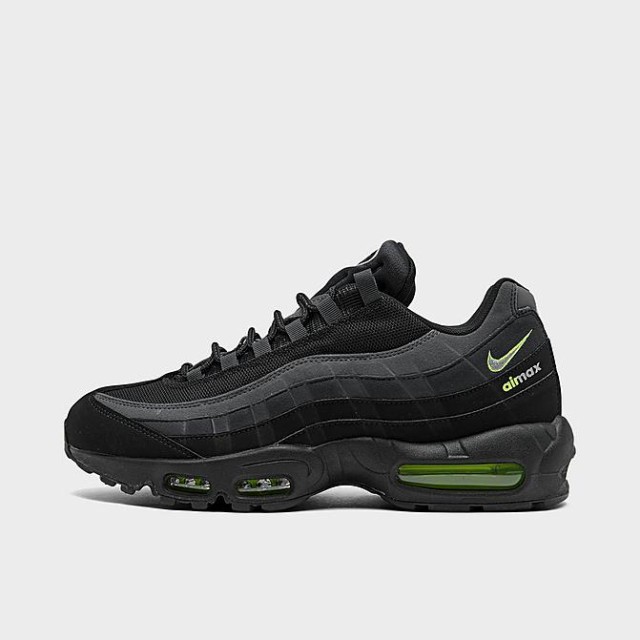 Nike air max 95 mens black and white deals