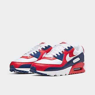 ナイキ メンズ エアマックス ９０ Nike Air Max 90 スニーカー White/Obsidian/University Red_1