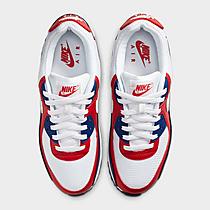 ナイキ メンズ エアマックス ９０ Nike Air Max 90 スニーカー White/Obsidian/University Red_4