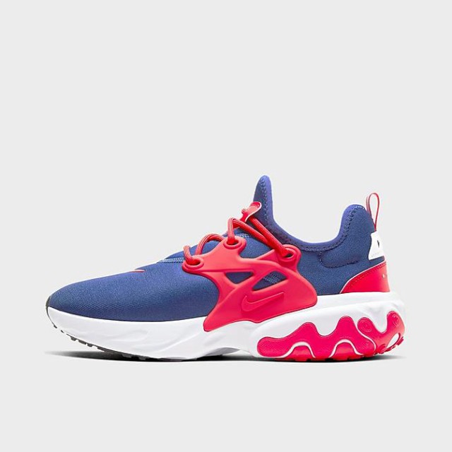 ナイキ メンズ ランニングシューズ Nike React Presto スニーカー Obsidian/University Red/White