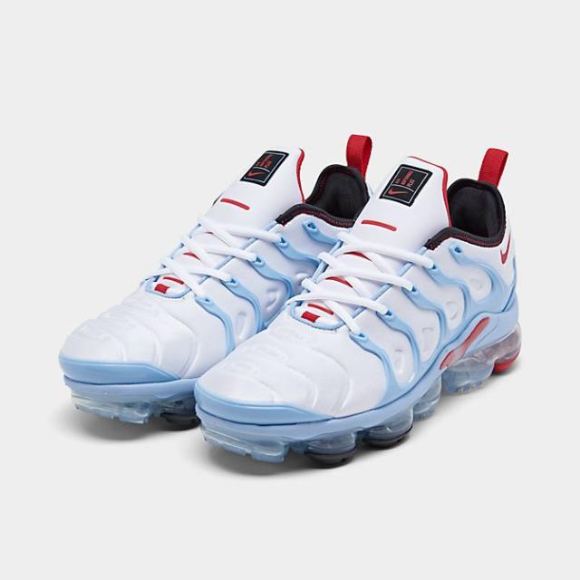 ナイキ メンズ ベイパーマックス プラス Nike Vapor Max Plus ランニングシューズ White/University Red/Psychic Blue_1