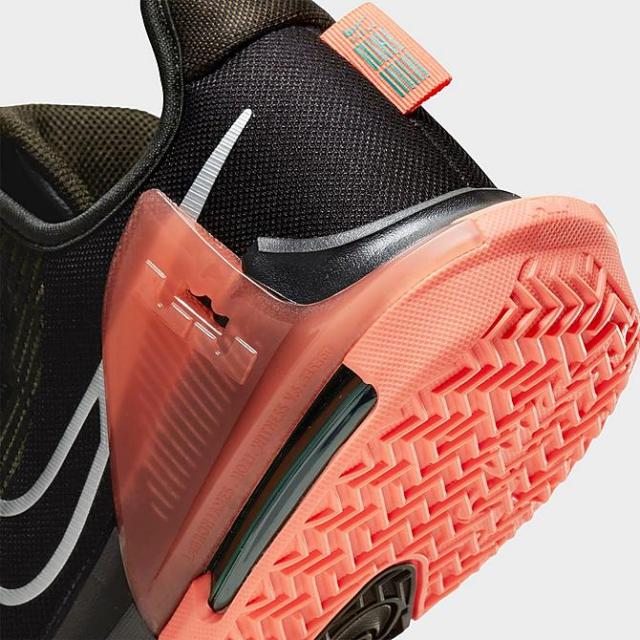 ナイキ メンズ バッシュ Nike Lebron Witness 6 - Black/Metallic Silver/Sequoia/Crimson Pulse_2