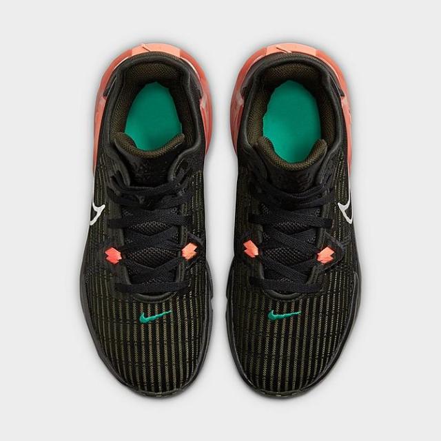 ナイキ メンズ バッシュ Nike Lebron Witness 6 - Black/Metallic Silver/Sequoia/Crimson Pulse_4