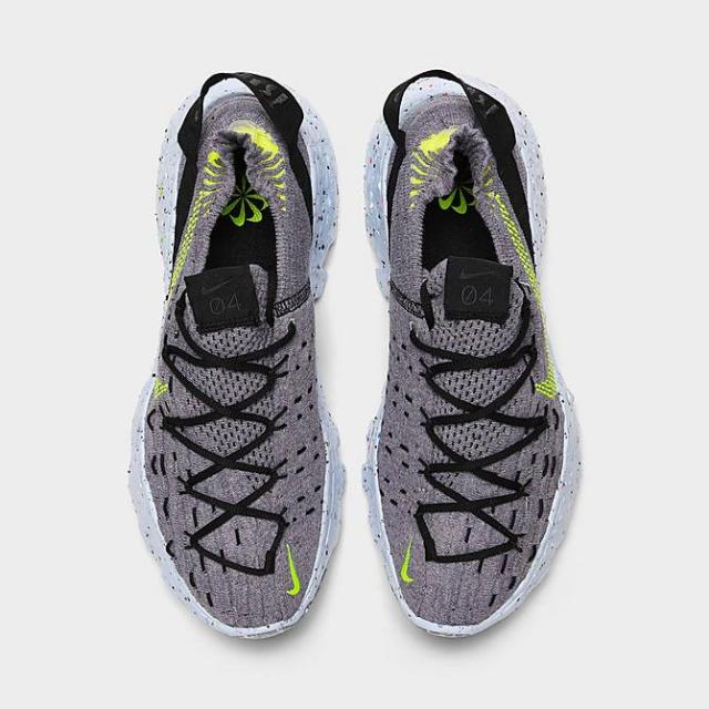 ナイキ メンズ Nike Space Hippie 04 スニーカー Grey/Volt/Black/Dark Smoke Grey_4