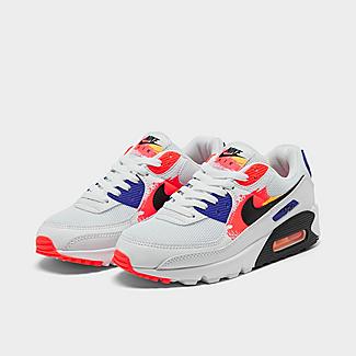 ナイキ ウィメンズ エアマックス９０ Nike Air Max 90 SE スニーカー White/Laser Orange/Concord_1