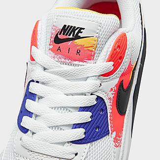 ナイキ ウィメンズ エアマックス９０ Nike Air Max 90 SE スニーカー White/Laser Orange/Concord_2